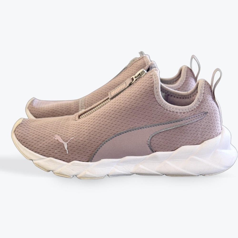 Puma Prowl Slip-On Zip Womens Training Shoes Mauve Pink 377502-01 Size 8